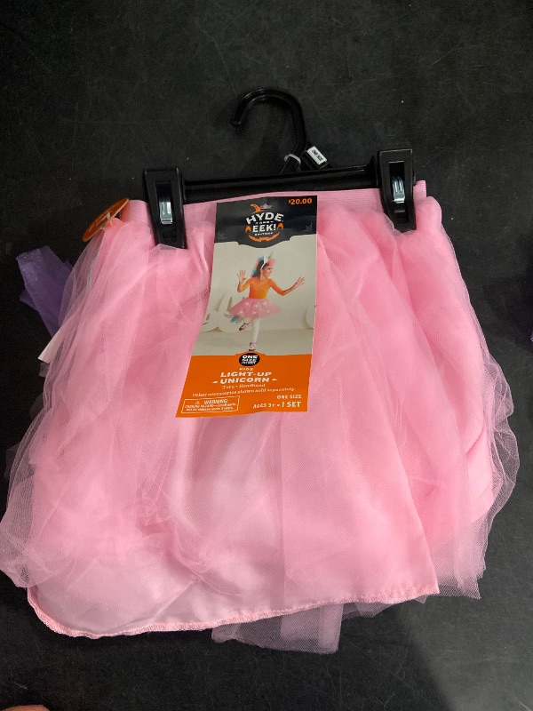 Photo 1 of  ONE SIZE Hyde & Eek Kids Light Up Unicorn Tutu and Headband