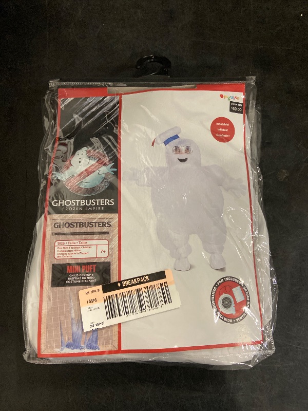 Photo 1 of Size 7+ Ghostbusters Afterlife Mini-Puft Kid's Inflatable Costume