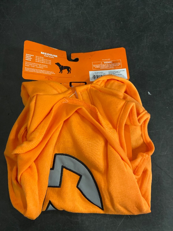 Photo 1 of (M) Boutique Reflective Halloween Jack-o-lantern Pumpkin Dog Costume