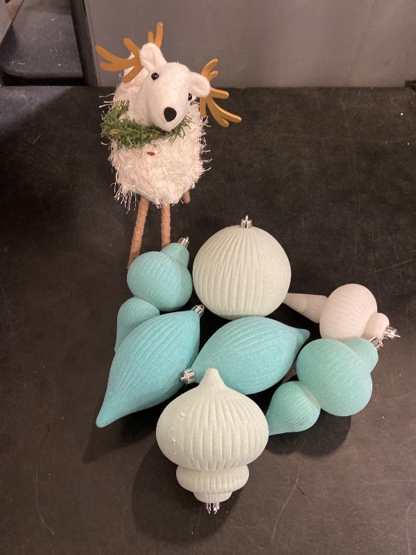 Photo 1 of 7 Ornaments & 1 Reindeer Decoration  For Christmas 