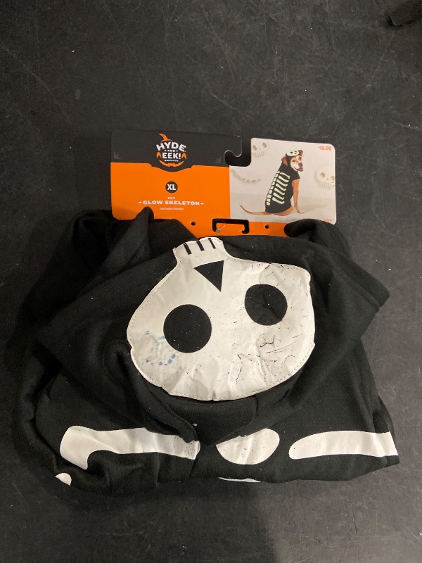 Photo 1 of XL- Skeleton Glow Hoodie Dog Costume