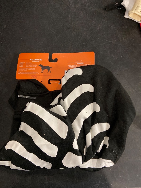 Photo 1 of XL- Skeleton Glow Hoodie Dog Costume