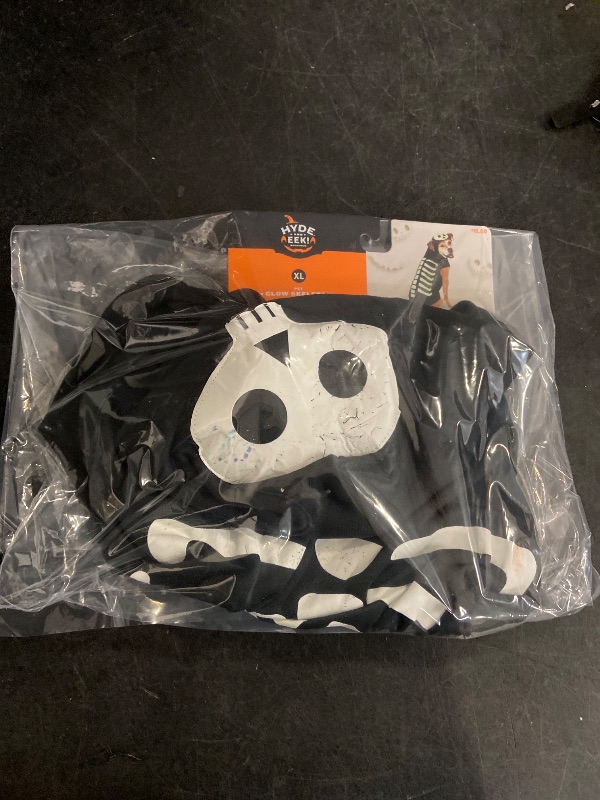 Photo 1 of XL- Skeleton Glow Hoodie Dog Costume