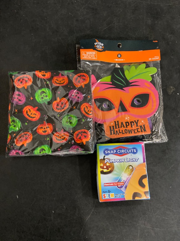 Photo 1 of 3pc Miscellaneous Halloween items