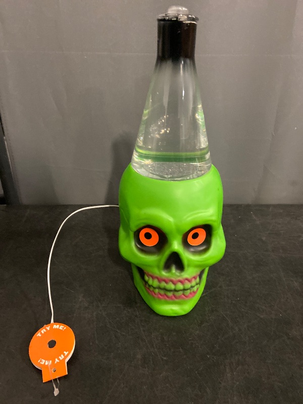 Photo 1 of  Halloween Skull Lava Lamp Light