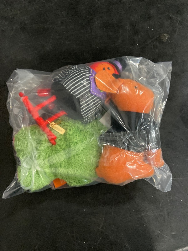 Photo 1 of 3 Set Halloween Plushies - 2 Dog Toys 1 Decor Item 