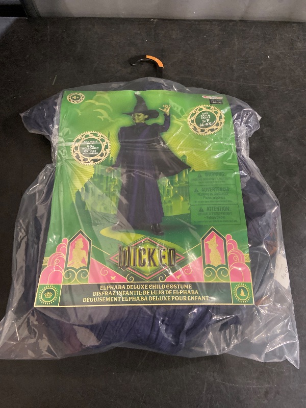 Photo 1 of S/P (4-6) Girl's Wicked Deluxe Elphaba Costume