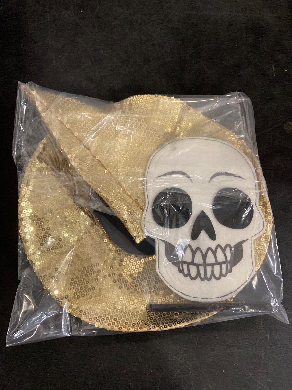 Photo 1 of felt skull/ witch hat