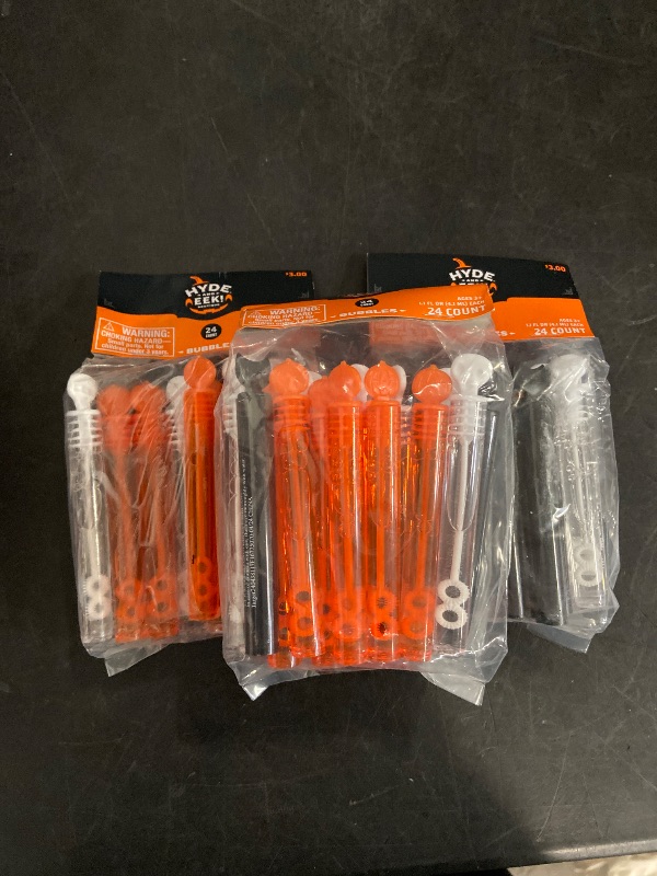 Photo 1 of 3 sets - 24ct Bubble Sticks Halloween Party Favors