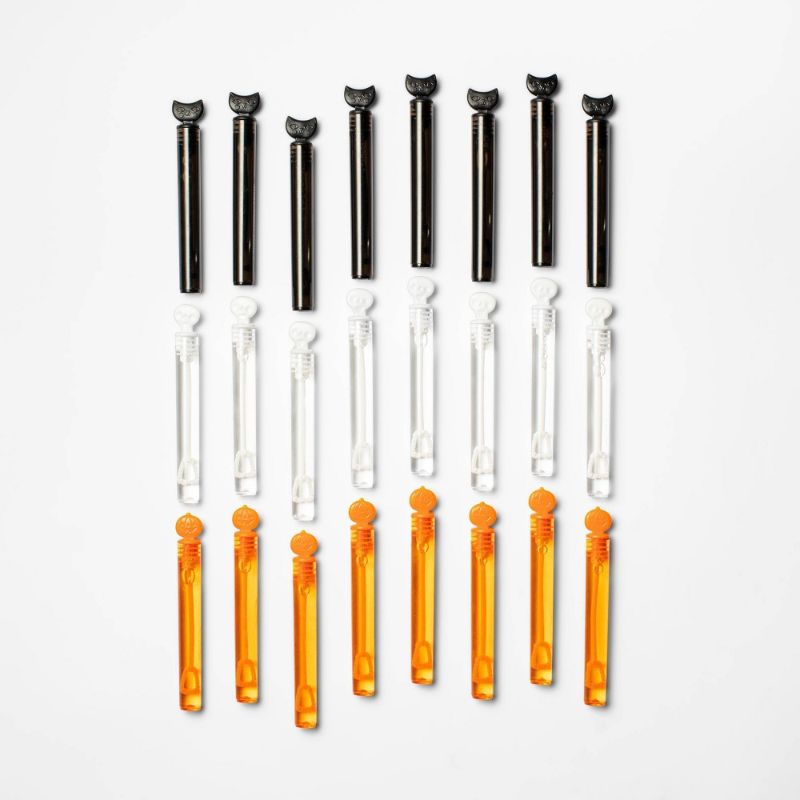 Photo 1 of 3 sets - 24ct Bubble Sticks Halloween Party Favors