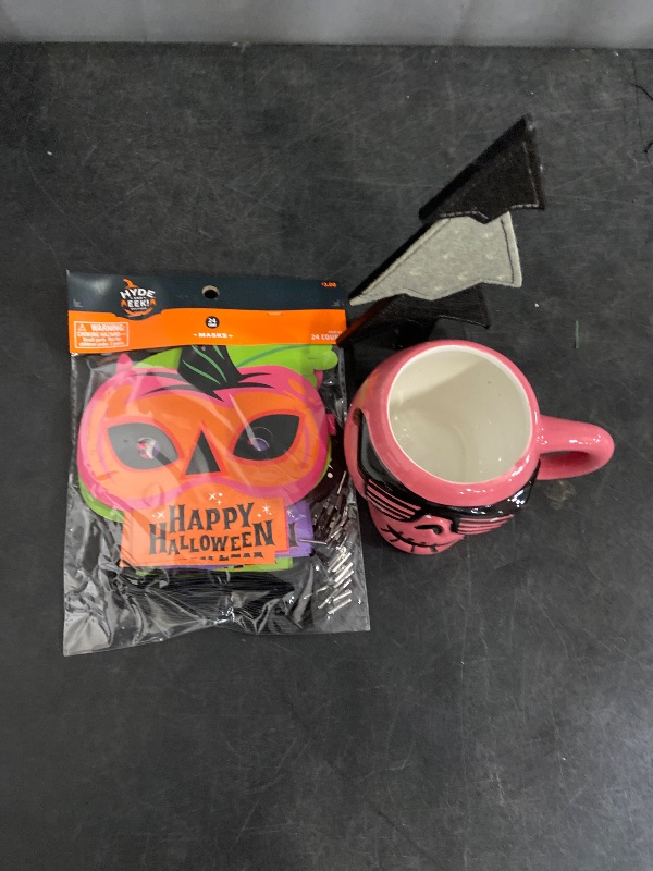 Photo 1 of 3pc Misc. Halloween items