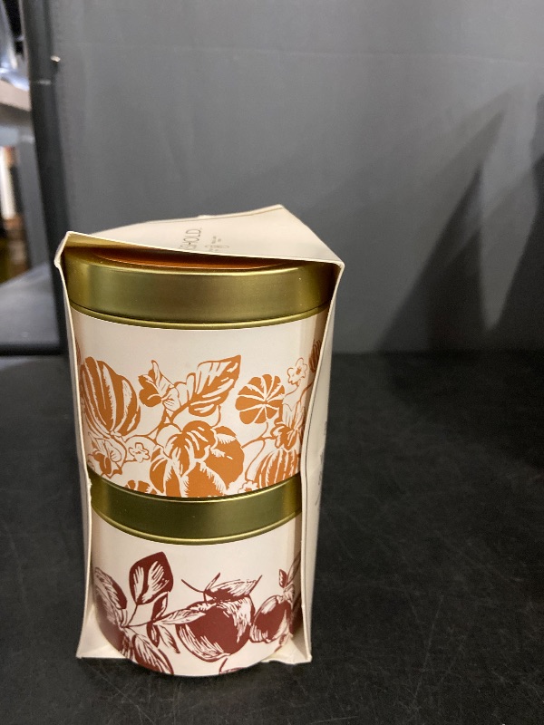 Photo 1 of Threshold Vanilla Pumpkin Warm Cider Cinnamon Soy Blend Candle