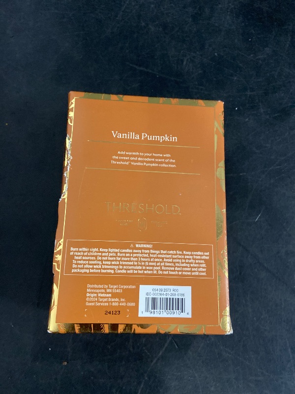 Photo 1 of  6"x2" 2pk Pillar Candle Set Vanilla Pumpkin - Threshold