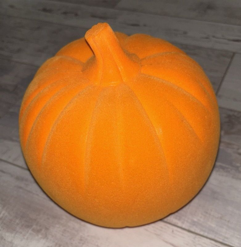 Photo 1 of 2- Target Hyde & Eek! Flocked 7.5” Height - Halloween/Fall Pumpkin - Orange - NEW