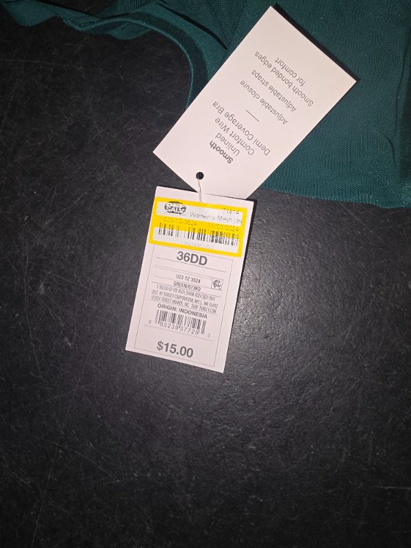 Photo 1 of (36DD) Women's Mesh Unlined Demi Bra - Auden™ Green 36DD