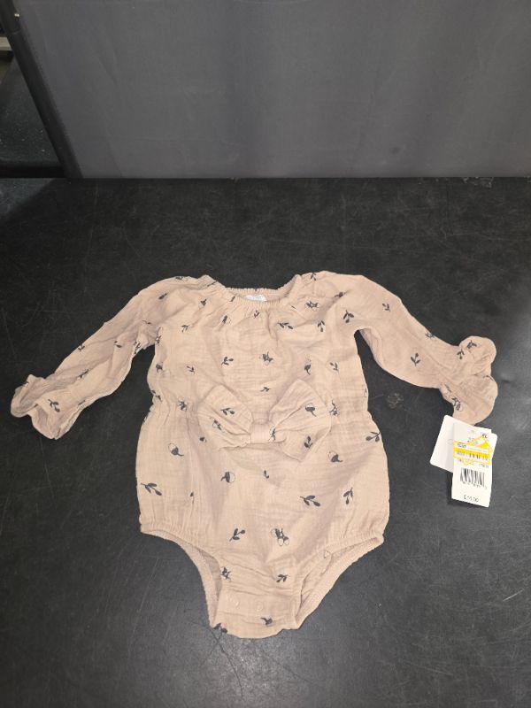 Photo 1 of 12M Grayson Mini Baby Girls' Bow Romper - Cream