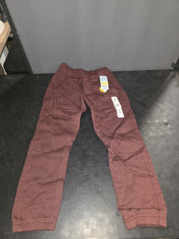 Photo 1 of M Boys' Fleece Letters Jogger Pants - Cat & Jack™ Dark Brown 