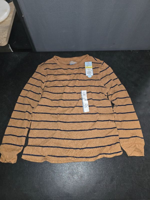 Photo 1 of Large Boys' Long Sleeve Thermal T-Shirt - Cat & Jack™ Brown