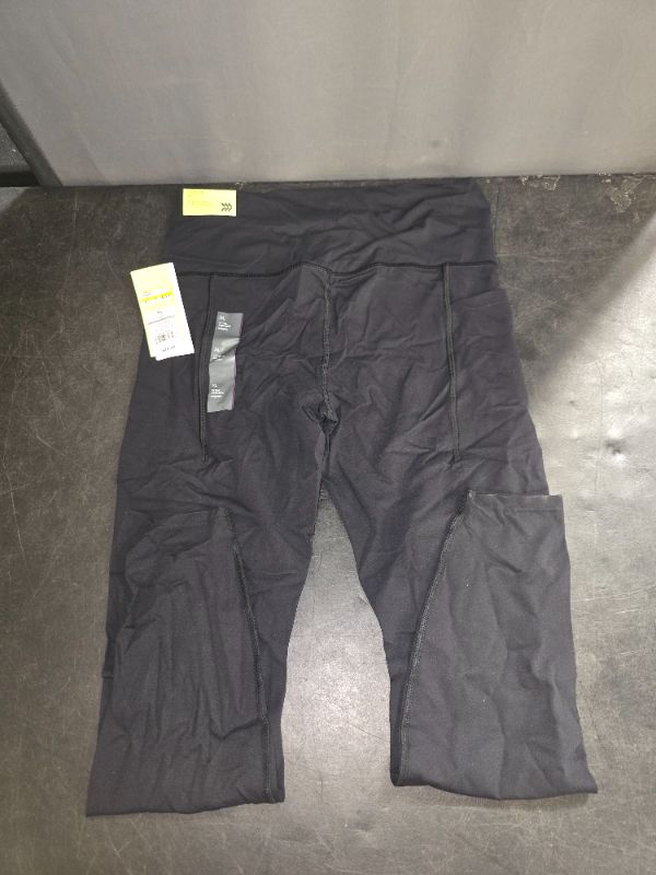 Photo 1 of XL Women's Everyday Soft Ultra High-Rise Pocketed Leggings - All in Motion™ Black XL: Moisture Wicking, Quick Dry, UPF 50+