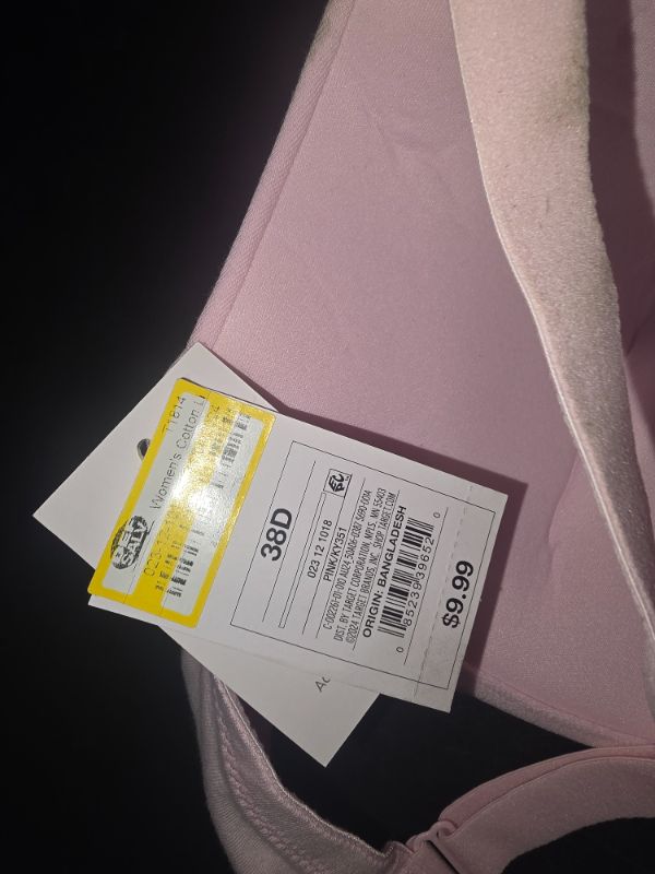 Photo 1 of 38D Women's Cotton Lightly Lined Demi T-Shirt Bra - Auden™ Enlightened Pink 38D: Adjustable Straps, Underwire