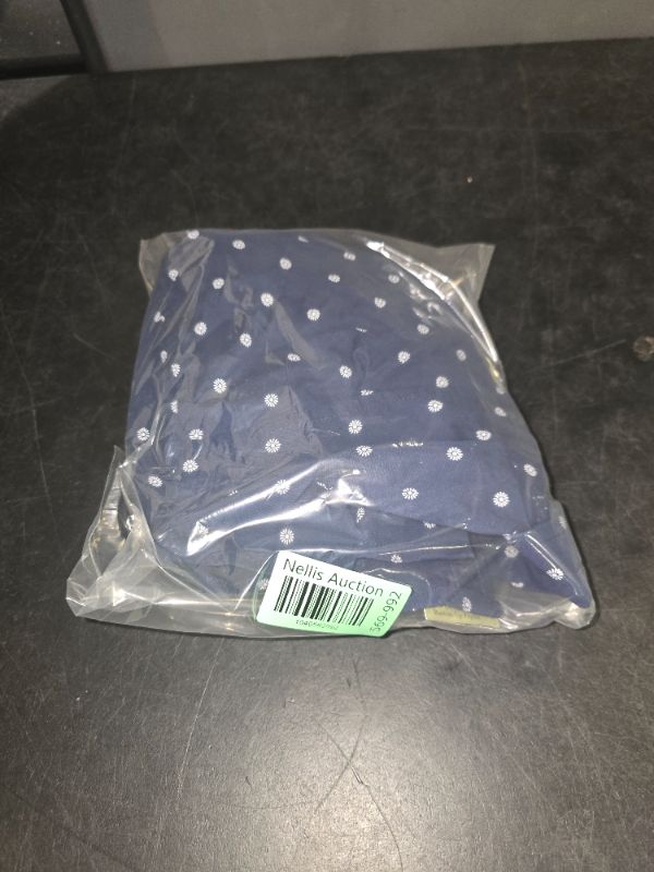 Photo 1 of L Men's Floral Print Long Sleeve Button-Down Shirt - Goodfellow & Co™ Navy Blue L: Slim Fit, Poplin Fabric