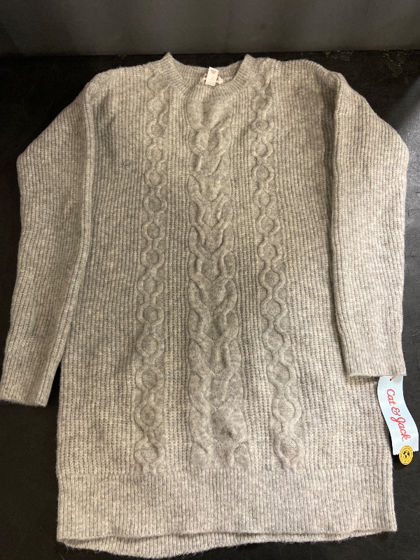 Photo 1 of L Girls' Long Sleeve Sweater Shift Dress Gray