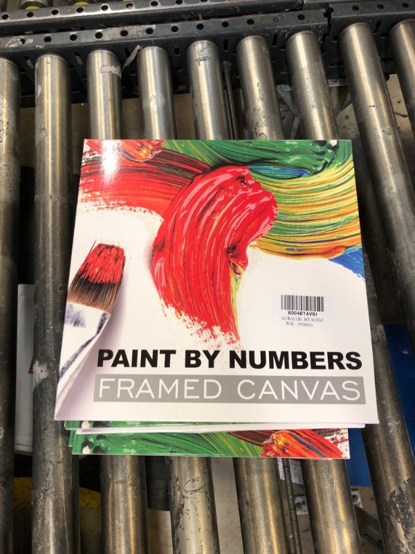 Photo 1 of Ecdivjs Paint by Numbers Forest for Adults with Frame,Sun Forest Paint by Numbers for Adults Beginners-Abstract Landscape Digital Oil Number Painting Kits for Home Decor Gift(10x10inch)
