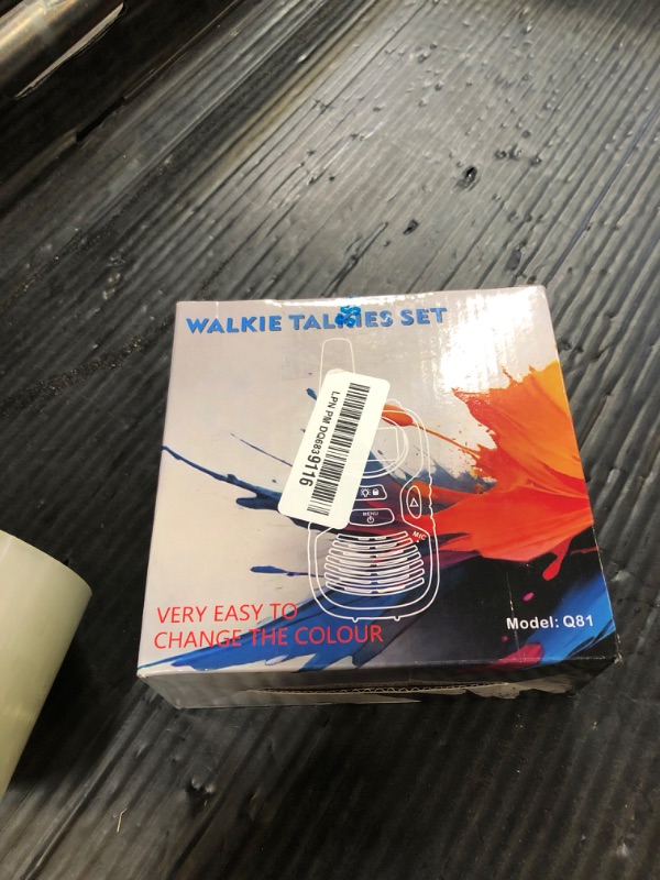 Photo 1 of Walkie Talkies for Kids - Rechargeable 4 Pack: Walky Talky for Kids with Charger Battery - Walkie-Talkies Long Range Outdoor, Hiking, Camping Toys for 3-12 Year Old Girls Boys