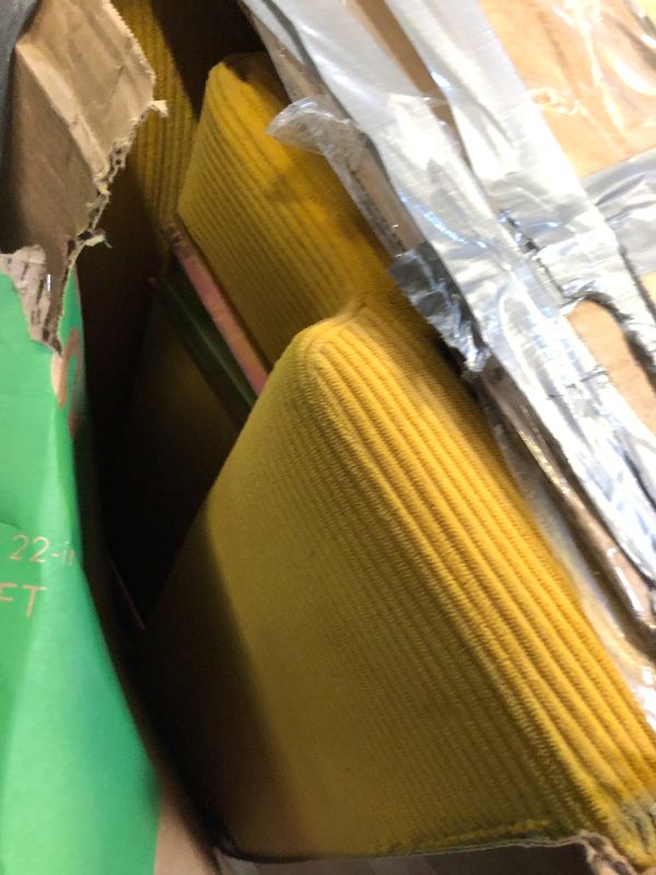 Photo 1 of PARTIAL SET, SOLD FOR PARTS **** Ball & Cast Convertible Sectional Sofa Sleeper 4 in 1 Pull Out Couch with Reversible Storage Chaise & Removable Back Cushions,Corduroy Upholstered L-Shape Corner Sofa Bed for Living Room,Office,Yellow