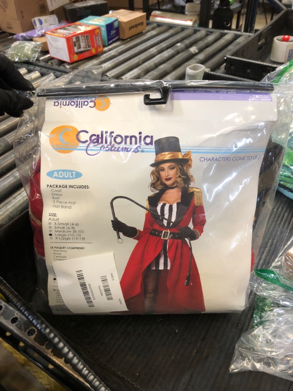 Photo 1 of California Costumes, Ravishing Ringmaster, Women's SMALL , Red