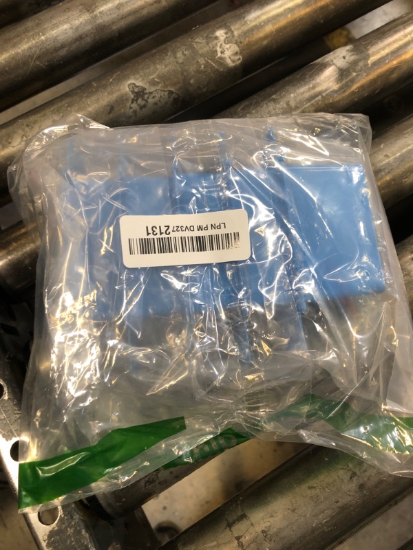 Photo 1 of BestMounts - 5 Pack Electrical Power Outlet Box Extender Kit – Single Gang Box Extender - Single Receptacle Heavy Duty Plastic (Blue)