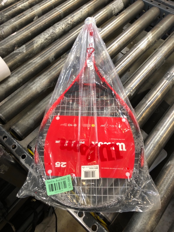 Photo 1 of WILSON Pro Staff Precision Junior 25 Tennis Racket - Black/Red
