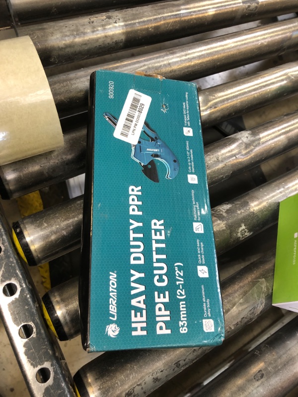 Photo 1 of Libraton PVC Pipe Cutter, Up to 2-1/2", Ratchet Pipe Cutter Heavy-Duty, Pex Cutting Tool for Cutting PEX, PVC, PPR Plastic Hoses and Plumbing Pipe