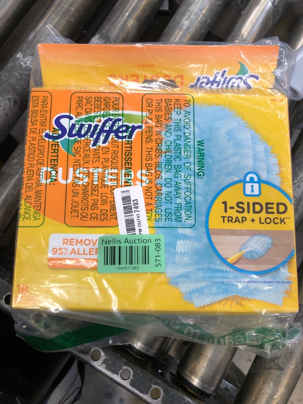 Photo 1 of Swiffer Dusters Refill for Cleaning, Made by SWIFFER, Feather & Microfiber Duster Disposable Alternative, for Dusting Furniture, Blinds, Ceiling Fans, Walls, Helps Remove Allergens, Unscented, 18ct?
