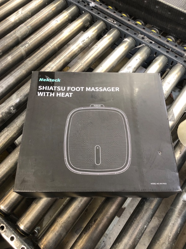 Photo 1 of Nekteck Shiatsu Foot Massager with Heat, Electric Kneading Feet Massage Machine for Plantar Fasciitis, Pain Relief, Built-in Infrared Heat Function for Home and Office