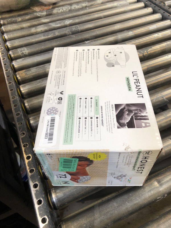 Photo 1 of The Honest Company Clean Conscious Diapers for Sensitive Skin | Hypoallergenic, Fragrance Free | Gender Neutral Prints | Club Box, Size Newborn, 72 Count