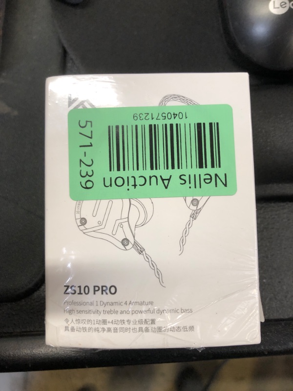 Photo 1 of Linsoul KZ ZS10 Pro, 4BA+1DD 5 Driver in Ear Monitor, HiFi Wired Earbuds, Gaming Earbuds, Hybrid IEM Earphones with Stainless Steel Faceplate, Detachable Cable for Musician(Without Mic, Blue)