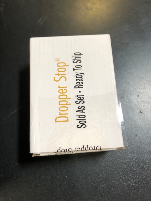 Photo 1 of DropperStop 1oz Amber Glass Dropper Bottles (30mL) with Tapered Glass Droppers - Pack of 2