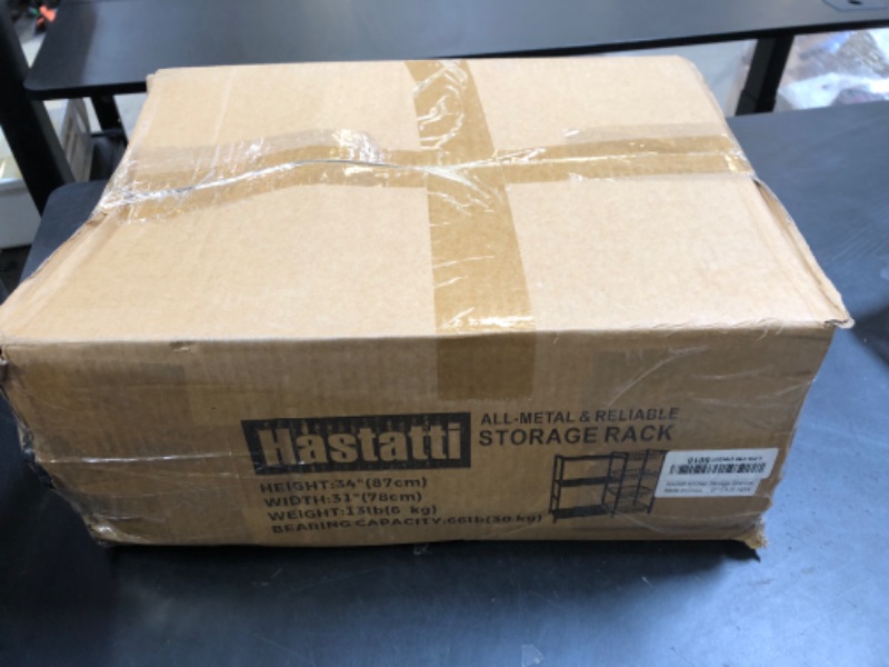 Photo 1 of Hastatii Storage Rack Kitchen Baker's Rack - Utility Microwave Oven Stand with Steel Mesh Baskets