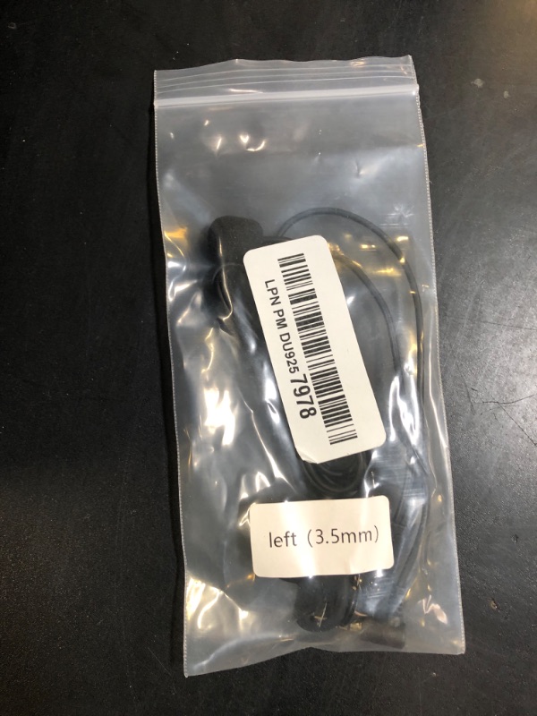 Photo 1 of MIMIRACLE Referee Headset, Left-Side in Ear Earphone for Football Soccer Handball Volleyball Official
