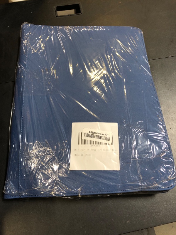 Photo 1 of 1000+ Pockets Trading Card Binder, 16 Pocket Ringless Side Loading Card Holder Album, Trading Card Album Fit for YuGiOh, MTG, TCG, Game Cards, Sports Cards, Business Cards (Dark Blue)