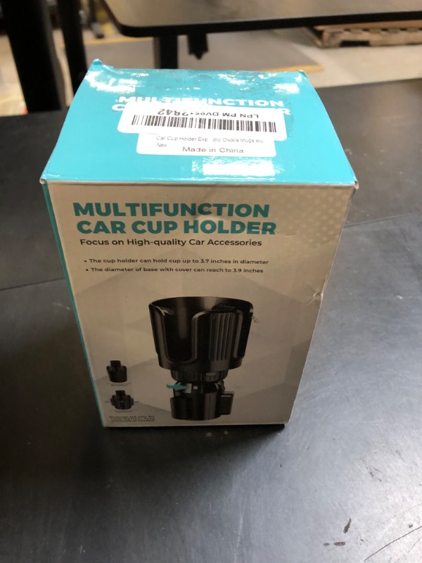 Photo 1 of Car Cup Holder Expander with Adjustable Offset Base, All Purpose Cupholder Extender for car with Expandable, Univeral for Most Popular Large Travel Drink Bottles Hydro Owala Mugs etc.