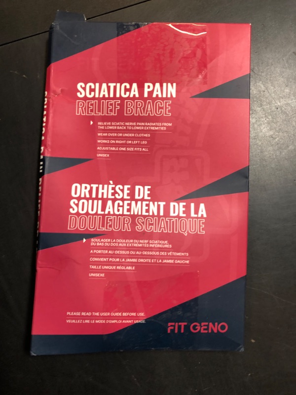 Photo 1 of Fit Geno Sciatica Pain Relief Devices: Upgraded ReActive Plus Sciatica Pain Relief Brace – Sciatic Nerve Brace with Dual Pressure Pads Targeted Compression for Maximum Relief - Unisex