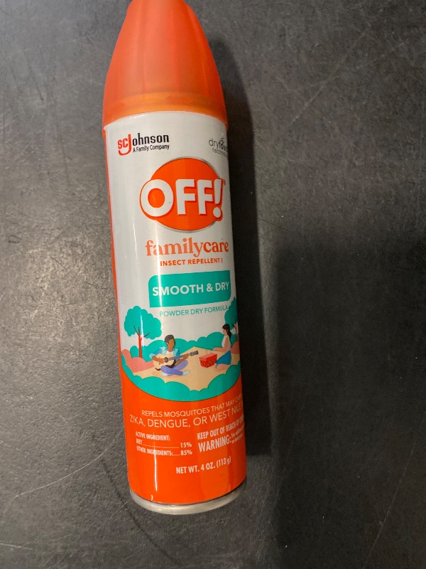 Photo 1 of OFF Familycare Smooth and Dry Insect Repellent, 4 Ounce