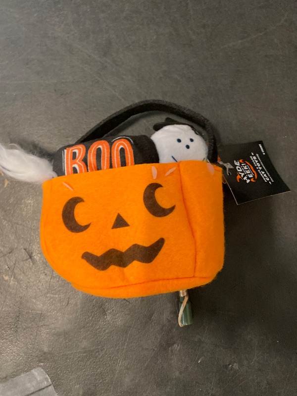 Photo 1 of Halloween Trick or Treat Pail Bundle Plush Cat Toy Set - 6pc - Hyde and EEK!
