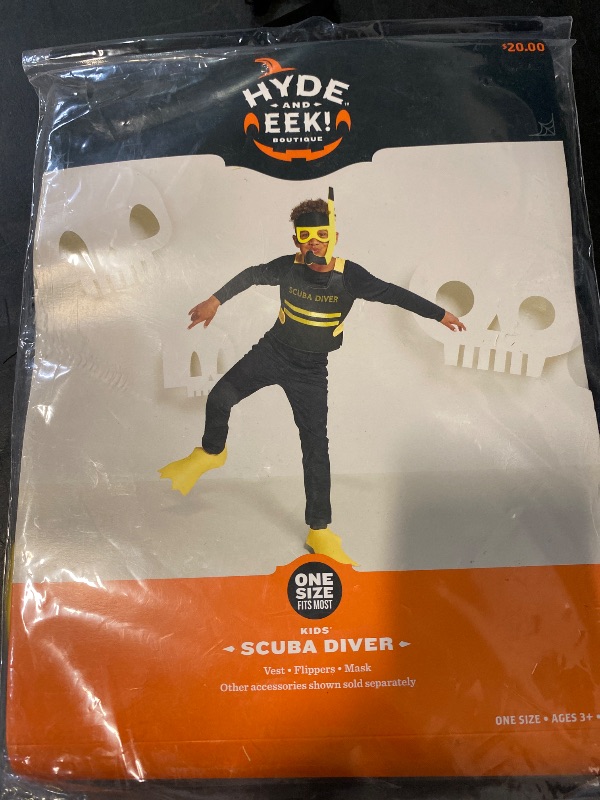 Photo 1 of Scuba Diver Halloween Costume One Size Kids