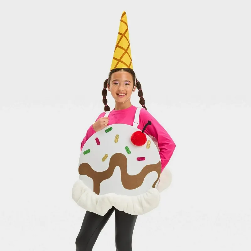 Photo 1 of One size ( ages 6-18)Kids Ice Cream Halloween Costume One Size Fits Most - Hyde & EEK!