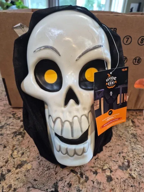 Photo 1 of Hyde & EEK! Neon Skeleton Ghoul Halloween Prop Decoration