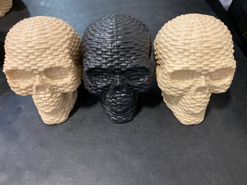 Photo 1 of 3 Pack Hype & Eek Halloween Decor Skull