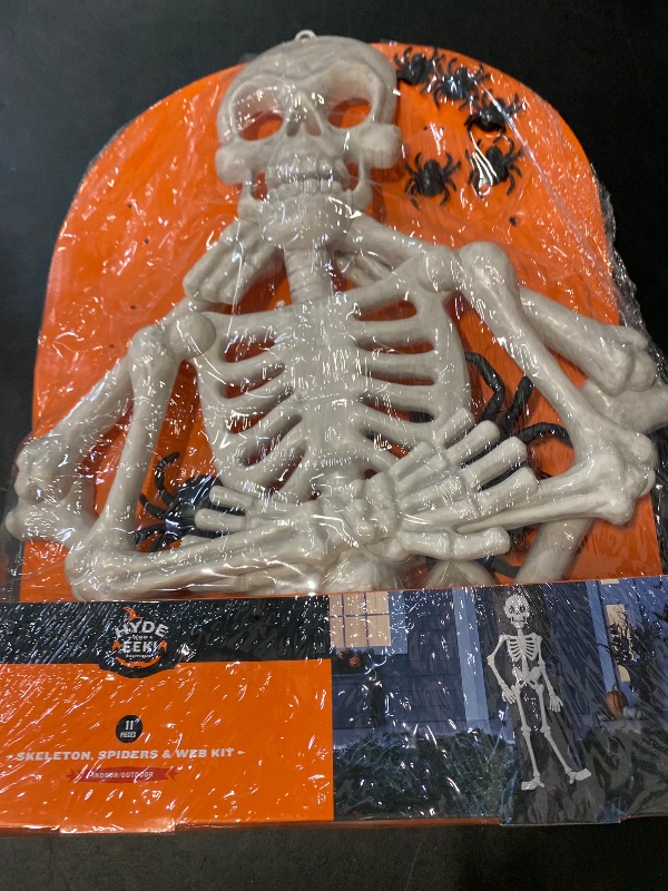 Photo 1 of 11pc Skeletons and Spiders Halloween Decorative Scene Setter Kit - Hyde & EEK!